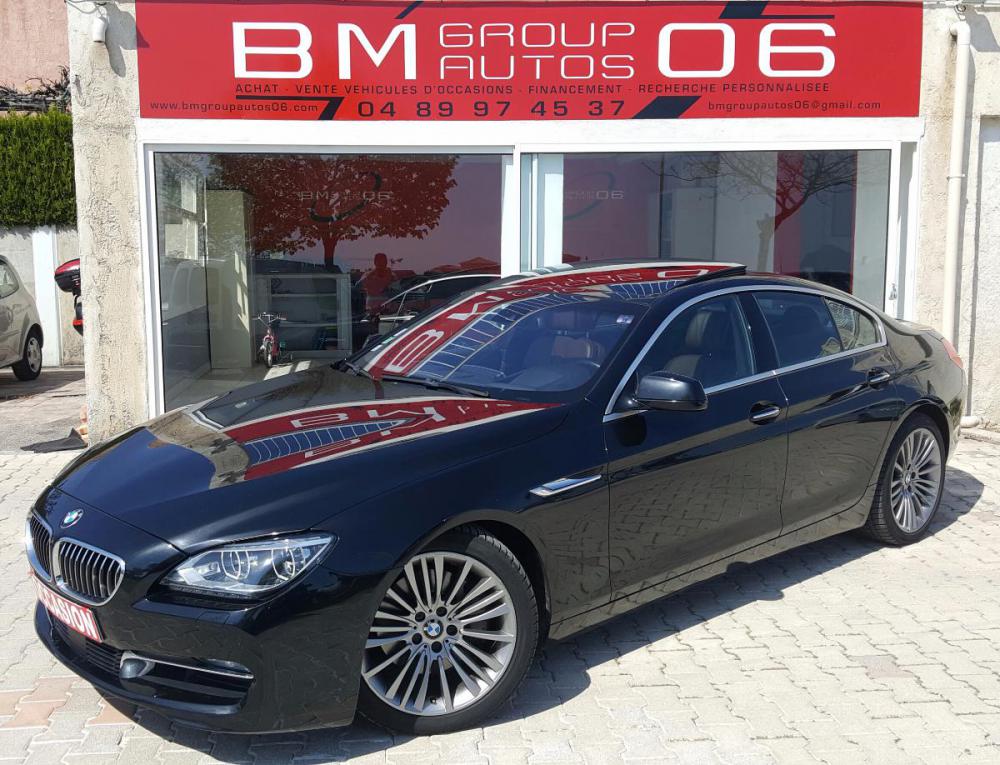 voiture diesel, bmw série 6 gran coupé d'occasion à nice, moins de